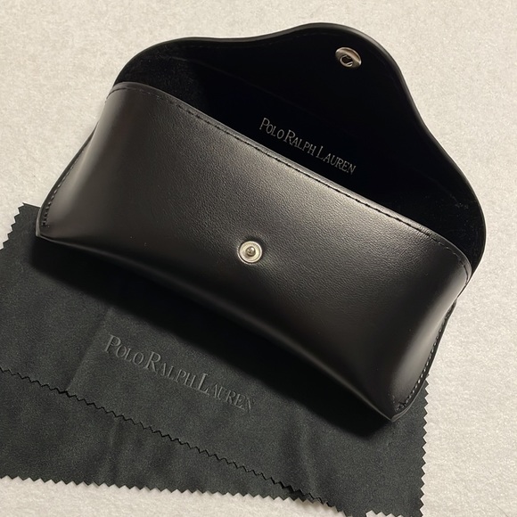NEW Polo Ralph Lauren Glasses Case and Lens Cloth - Picture 2 of 7